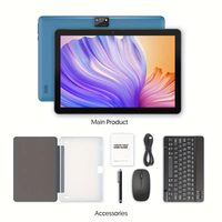 M30A-M10 Fabrika Toptan Satış Android Tablet 10.1 İnç Dört Çekirdekli Tablet PC Hepsi Bir Arada Tablet PC VASOUN Klavye Mouse ile