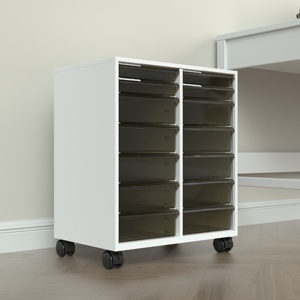 Hộp đựng sơn móng tay có bánh xe, in logo tùy chỉnh, dung tích lớn, dùng để trưng bày tại tiệm nail - Product Image 5