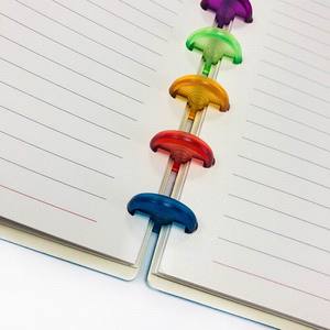 Tùy chỉnh nấm <span class=keywords><strong>Nail</strong></span> Loose-Leaf máy tính xách tay A5 bìa cứng kinh doanh máy tính xách tay đầy màu sắc nấm <span class=keywords><strong>Nail</strong></span> Loose Leaf kế hoạch - Product Image 5