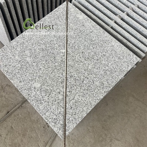 Carreaux de sol en granit bon marché 60x60 Dalles de pavage en granit blanc flammé G603 - Product Image 2