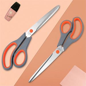 Ciseaux artisanaux en acier inoxydable 245 mm à lame droite pour la découpe de papier, de tissu et l'usage domestique en couture - Product Image 1