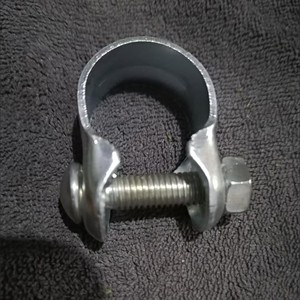 Bicycle Seatpost <b>Clamp</b> Metal Adjustable Universal Fit Silver Color - Product Image 3