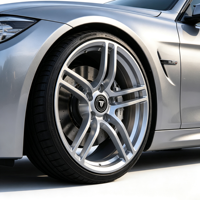 Rines Deportivos de Aleación de Aluminio Forjado de 5 Estrellas, 313m, 19x8 19x9, Color Plata Metálico, para BMW E81 E87 E90 G80 G83