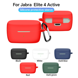 2023 nouveauté housse de protection en Silicone pour écouteurs pour <span class=keywords><strong>Jabra</strong></span> Elite 4 étui actif avec crochet - Product Image 2