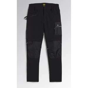 DIADORA UTILITY-702,175554-80013/XS Pantalones negros de rendimiento elástico repelente al agua-PANTALÓN DE TRABAJO EAN 8053607081844 - Product Image 1