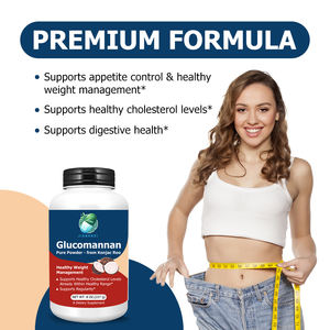 OEM ODM Glucomanano Puro Orgánico en Polvo 2000mg, Suplemento Dietético de Raíz de Konjac, Apoya la Pérdida de Peso y un Colesterol Saludable - Product Image 6