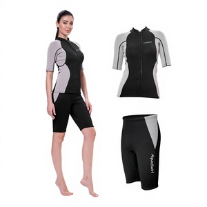 SIFU Muta Subacquea Monopezzo 2mm di Alta Qualità, Set da 2 Pezzi, Uomo/<span class=keywords><strong>Donna</strong></span>, Manica Corta, Stile <span class=keywords><strong>Pantaloncino</strong></span>, in Neoprene ad Asciugatura Rapida per Immersioni e Snorkeling - Product Image 1