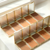 Palette de Maquillage Visage Professionnelle de Luxe en Gros : Poudre, Crème, Bronzer, Blush Naturel, Vegan, Personnalisable, Haute Pigmentation, Contouring