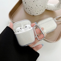 Pour Apple AirPods Pro coque transparente à paillettes de luxe pour Air Pods 3 2 1 Pro porte-clés accessoires housse d'écouteur en Silicone souple
