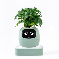 Robot Penanam Pintar AI Modern dengan USB Rechargeable, Bluetooth, Sensor Penyiraman Otomatis, Interaksi Wajah, Ramah Lingkungan, Hidroponik, dan Ramah Hewan Peliharaan