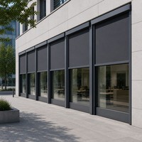Persianas Enrollables de Plástico Transparente para Exteriores, Motorizadas e Inteligentes, de Aluminio Personalizadas Ilvia, Resistentes al Viento