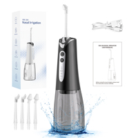 Laveuse nasale sans fil Portable soins du nez 300ml IPX7 charge USB-C 4 Modes eau électrique Flosser irrigateur nasal
