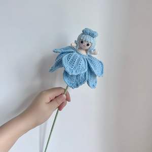 Boneka Peri Rajut <span class=keywords><strong>2026</strong></span>, Tanaman Rajut, Hadiah Rajut untuk Ibu, Buket Bunga Buatan, Hadiah Hari Valentine, Hadiah Hari Raya, Bunga Rajut - Product Image 5