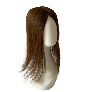 Women Human Hair Topper 3x5 Silk Base Straight Center Design <b>Toupee</b> - Product Image 5