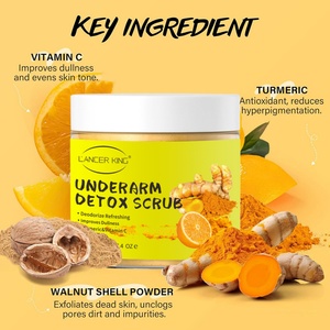 Gommage corporel au sucre de fruits et au curcuma pour éclaircir les aisselles, produit de blanchiment pour la vente au détail - Product Image 3