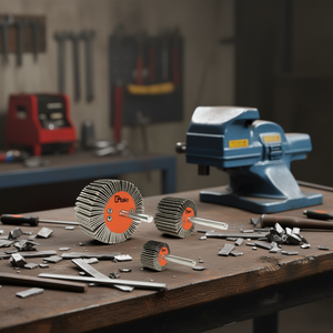 Ttake Flap <b>Wheel</b> 30x20 Mm A45 With 6 Mm Shaft For <b>Grinding</b> - Product Image 3