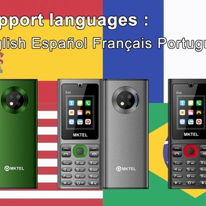 Teléfono Móvil de Alta Calidad EXO1.77 con Barra de Funciones, Personalizado, GSM, Doble Tarjeta SIM, Doble Modo de Espera, 2G, con Batería Grande de 1800 mAh - Product Image 6