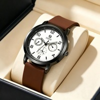 Nouvelle montre sportive pour étudiants, design original à trois aiguilles, 40 mm, esthétique raffinée, aiguilles lumineuses, mouvement à quartz, bracelet 20 mm