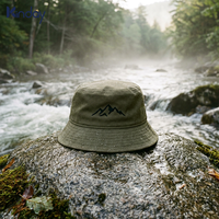 Sombrero de Pescador Plegable de Algodón Transpirable para Protección Solar al Aire Libre, Certificado BSCI e ISO9001, Promocional, Unisex, Personalizable