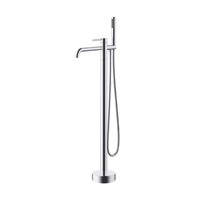 Robinet de baignoire autoportant de haute qualité, populaire, finition bronze, mitigeur de sol pour salle de bain, robinet de douche et de baignoire