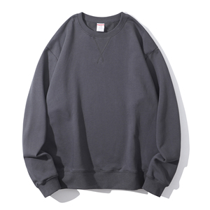 Sweat-shirt unisexe en coton tricoté à col rond, coupe classique, en molleton doux, personnalisable avec logo, décontracté et basique pour l'automne - Product Image 2