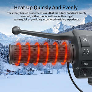 12v moto poignées chauffantes manchon hiver chauffant moto <span class=keywords><strong>poignée</strong></span> silicone guidon chaleur couverture pour moto <span class=keywords><strong>Scooter</strong></span> - Product Image 5