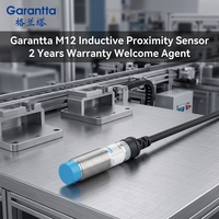 Capteur de proximité inductif à filetage M12, étanche IP67, détection 2mm 4mm, PNP NPN NO NC, pour approvisionnement en gros