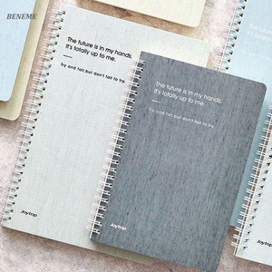 Barato tamaño B5 reciclado de tapa dura a granel personalizado espiral cuaderno de impresión al por mayor A5 - Product Image 1