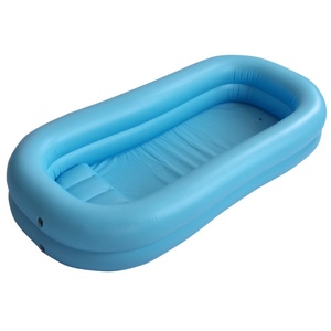 Double Layers <b>Inflatable</b> <b>Bath</b> Tub Medical Bed Shower <b>Bath</b> for Old People - Product Image 1