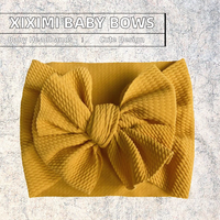 Ensemble de bandeaux pour bébé les plus vendus – Accessoires capillaires en tissu imprimé, élastiques et très extensibles, avec nœuds désordonnés colorés