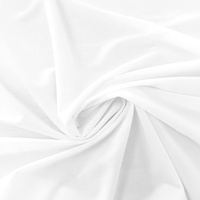 Tela Ecológica Interlock Lisa Elástica y Refrigerante Ultrafina 90% Poliéster 10% Spandex 110GSM para Vestidos, Ropa Deportiva, Forros y Trajes de Baño