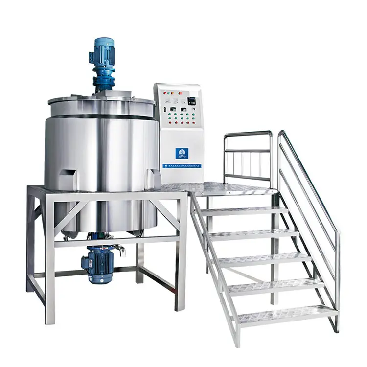 Hervidor de mezcla de champú Industrial de gran venta para máquina homogeneizadora de fertilizante líquido