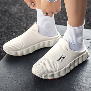 Zapatos Casuales de Verano para Hombre, Diseño Personalizado OEM, Punta Cerrada, Estilo Slip-On, Tipo Clogs, Suela Gruesa, Transpirables, Antideslizantes, Suela de PVC - Product Image 2
