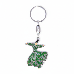 Metal Derwish Semazen Souvenir <b>Keyring</b> - Product Image 2
