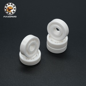 Roulement à billes à gorge profonde entièrement en céramique Flyleopard 6201 12x32x10mm en oxyde de zircone sans étanchéité, simple rangée, métrique - Product Image 3
