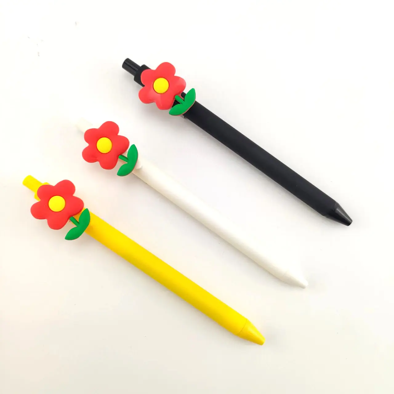 Custom PVC ballpoint pen Japanese and Korean cute ballpoint pen cartoon plastic pen