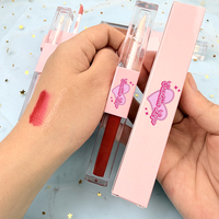 Nouveauté : Kit Lèvres 2-en-1 Marque Privée – Rouge à Lèvres Liquide Mat Nude Longue Tenue et Gloss Transparent Crème avec Crayon à Lèvres