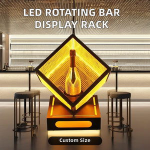 Longstargift 2025 nouveau LED casier à vin personnalisé lumineux présentateur de bouteille de casier à vin pour boîte de nuit Led affichage de bouteille - Product Image 2