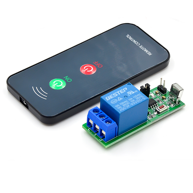 BESTEP 1CH 5V IR Remote Control Relay Module Learning IR Remote Control Switch Remote Control Module