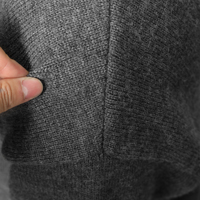 Pull-over en maille douce et chaude à col rond uni pour homme, coupe oversize, manches longues, idéal pour l'hiver - Fournisseur en gros
