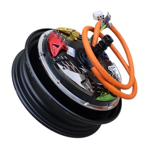 Motor de buje sin escobillas de imán permanente DKYS 60V/72V 3000W de 10 pulgadas 50H, IP65 impermeable, con montaje de brida y pieza decorativa - Product Image 5