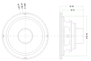 Loa midbass/<span class=keywords><strong>midrange</strong></span> 6.5 inch, nam châm Neodymium, màng giấy, dành cho âm thanh xe hơi, chất lượng âm thanh được nâng cao - Product Image 6