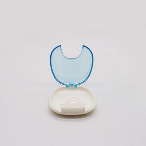 Estuche Transparente para Retenedores Dentales, Tipo Presión, con Forma de Concha, Caja de Almacenamiento para Cepillo de Dientes, Caja de Colocación para Dentaduras Postizas, para el Cuidado Dental - Product Image 1