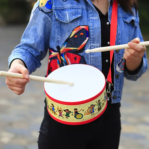 Wholesale Hot Sale Orff <b>Percussion</b> <b>Instrument</b> Wooden Musical Drum Children's Hand Drum - Product Image 4