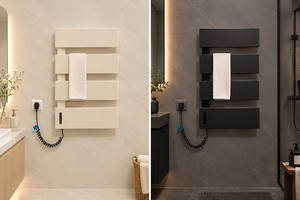 VIVDONA Porte-serviettes chauffant électrique en aluminium avec contrôle intelligent par application Wi-Fi - Product Image 5