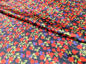 Tela de Satén Estampada Multicolor Suave para Manualidades de Costura para Niñas, Decoración de Vestidos de Novia, Uso Creativo Brillante y Suave - Product Image 2