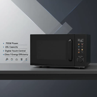 Four à micro-ondes électrique de luxe 20L en acier inoxydable, 700W, tension universelle 110-240V, classe d'efficacité énergétique 1, pour extérieur et hôtels