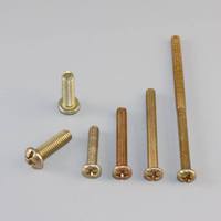 Vis à tête cylindrique Phillips en acier au carbone M4 M5 M6 M8, prix d'usine, couleur zinguée, pour équipement électronique