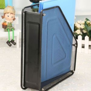 Metal Black Mesh Desk <b>File</b> <b>Organizer</b> 1-tier Magazine Holder Magazine <b>File</b> Holder <b>Organizer</b> - Product Image 2