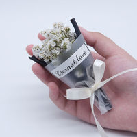 Buket Bunga Gypsophila Baby Breath Awet Alami untuk Kotak Hadiah, Suvenir Pernikahan, Dekorasi Meja Rumah